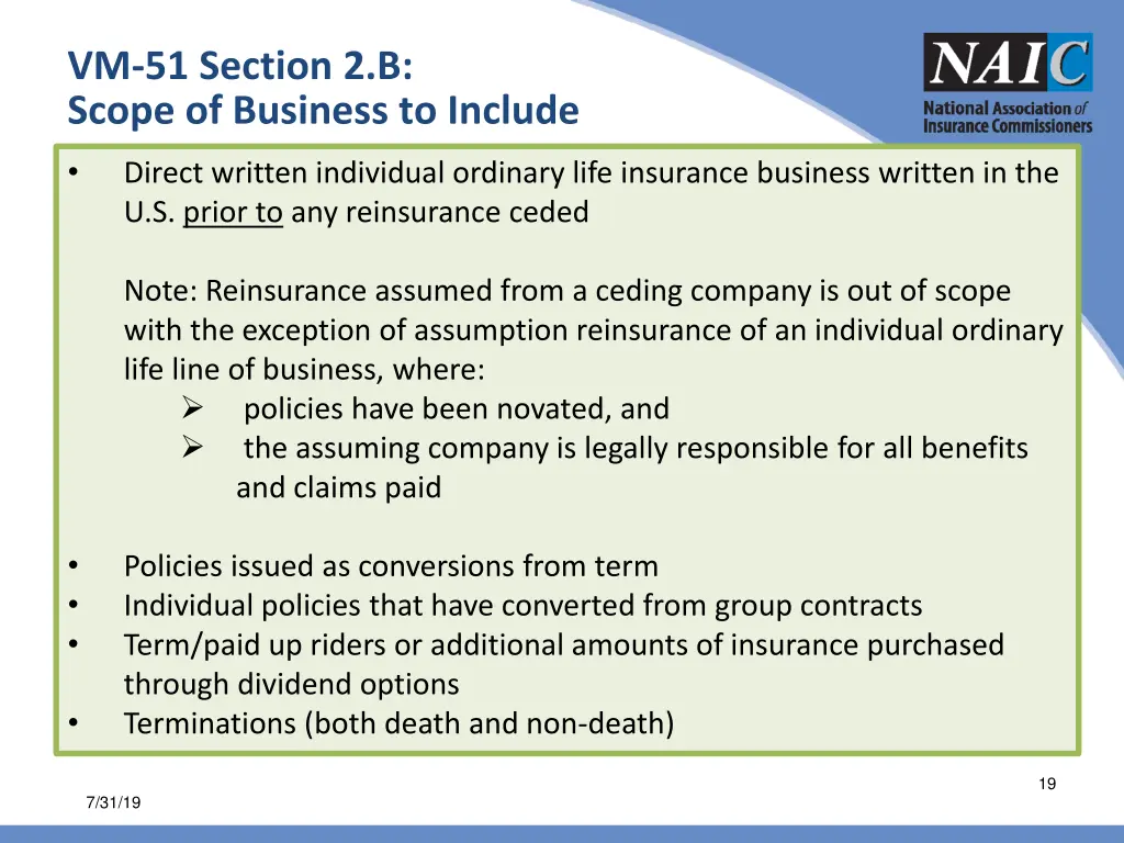 vm 51 section 2 b scope of business to include
