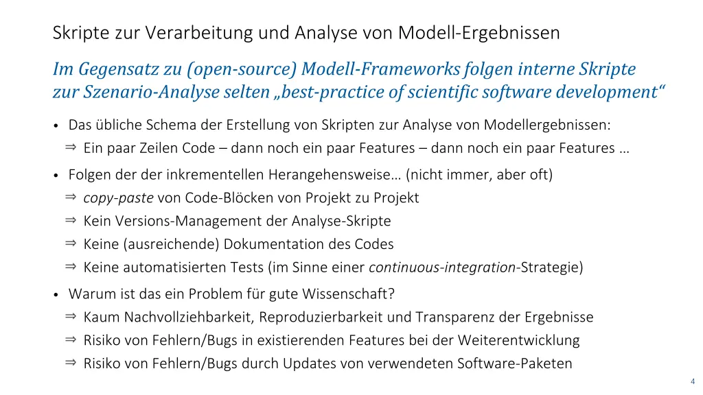 skripte zur verarbeitung und analyse von modell