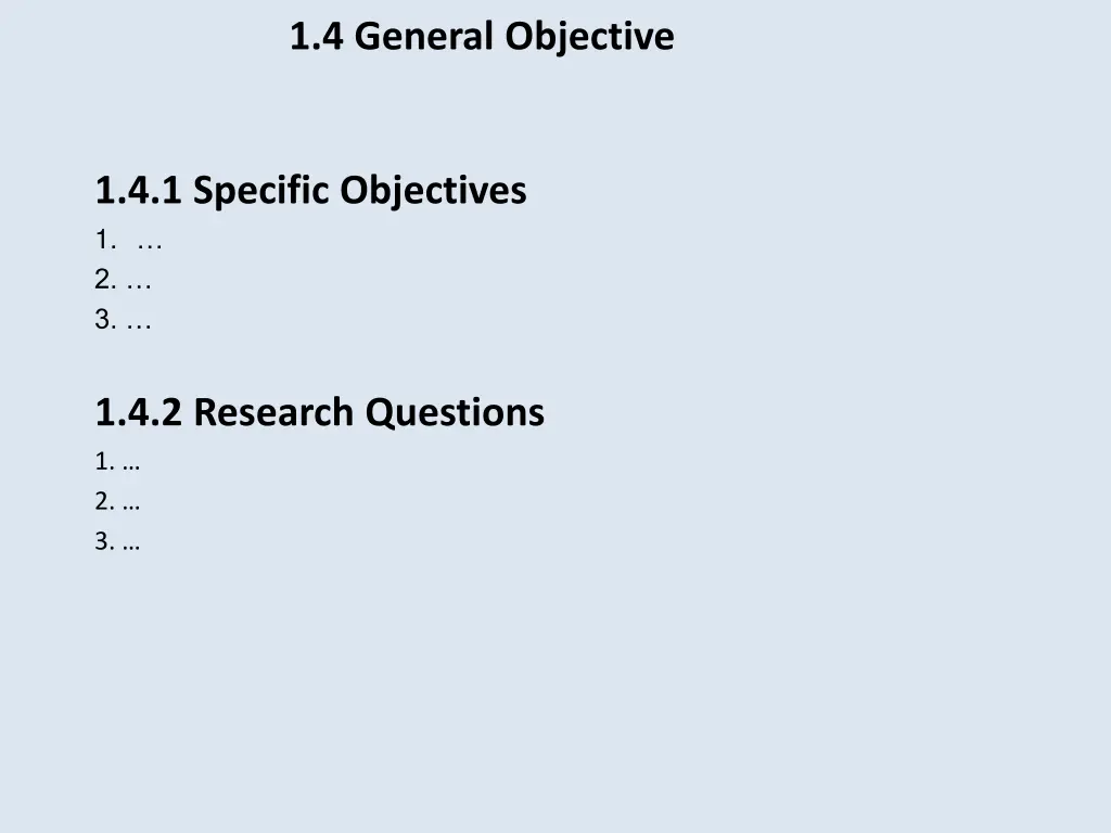 1 4 general objective
