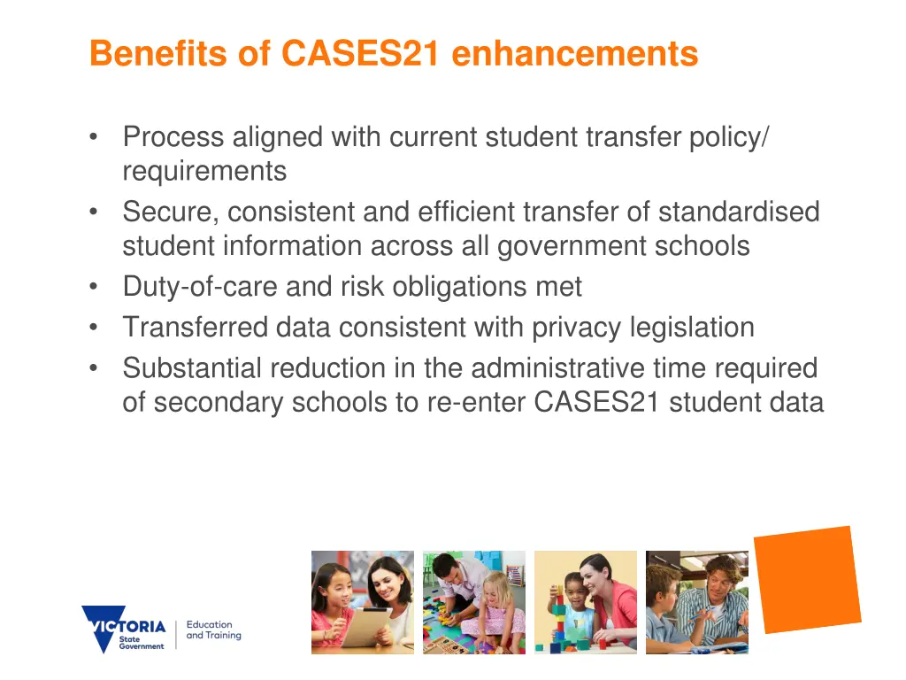 benefits of cases21 enhancements