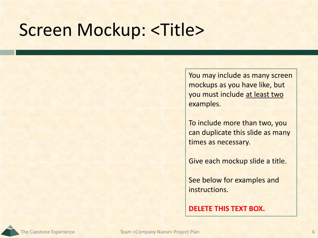 screen mockup title 1