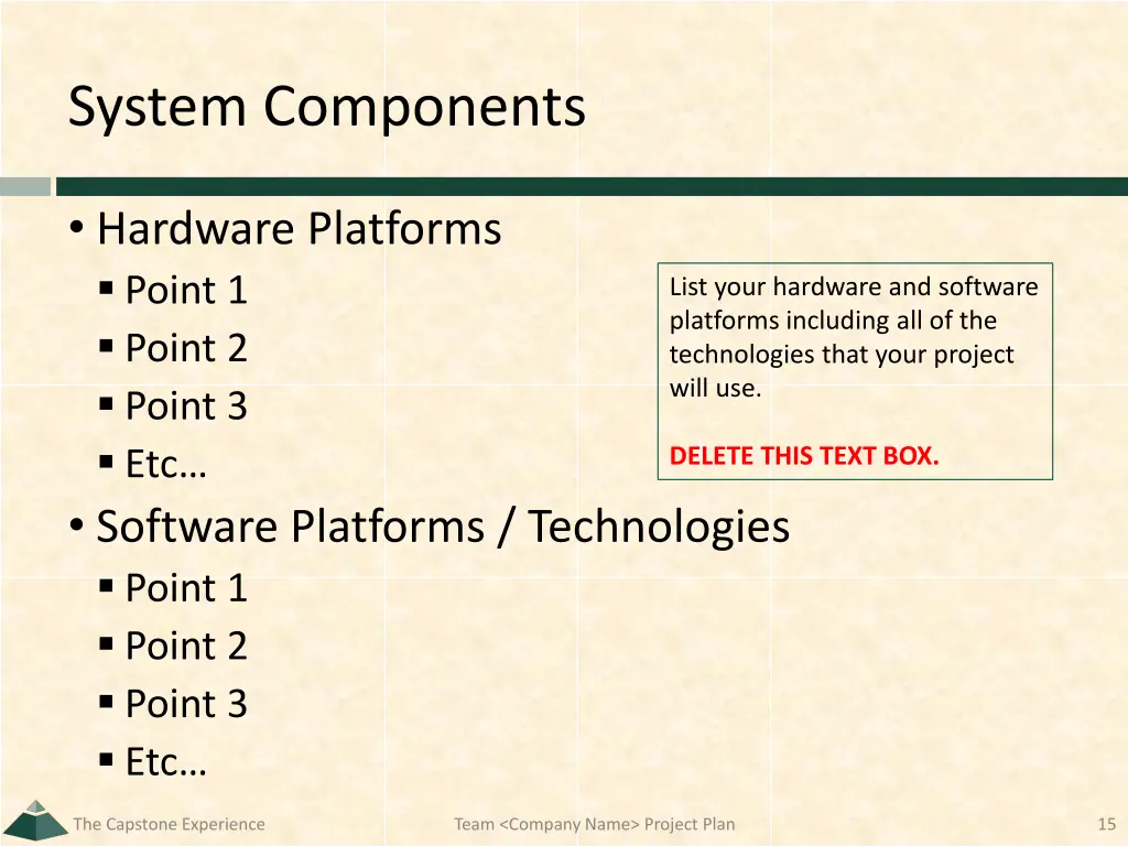 system components