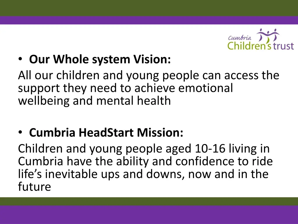 our whole system vision all our children