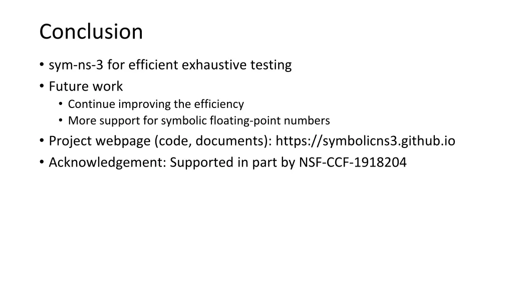 conclusion
