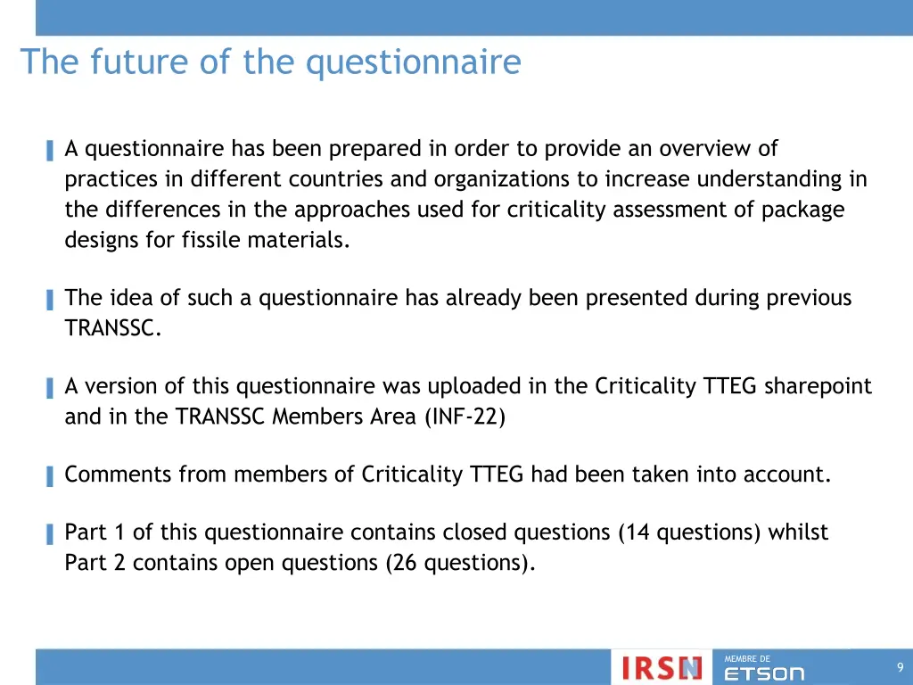 the future of the questionnaire