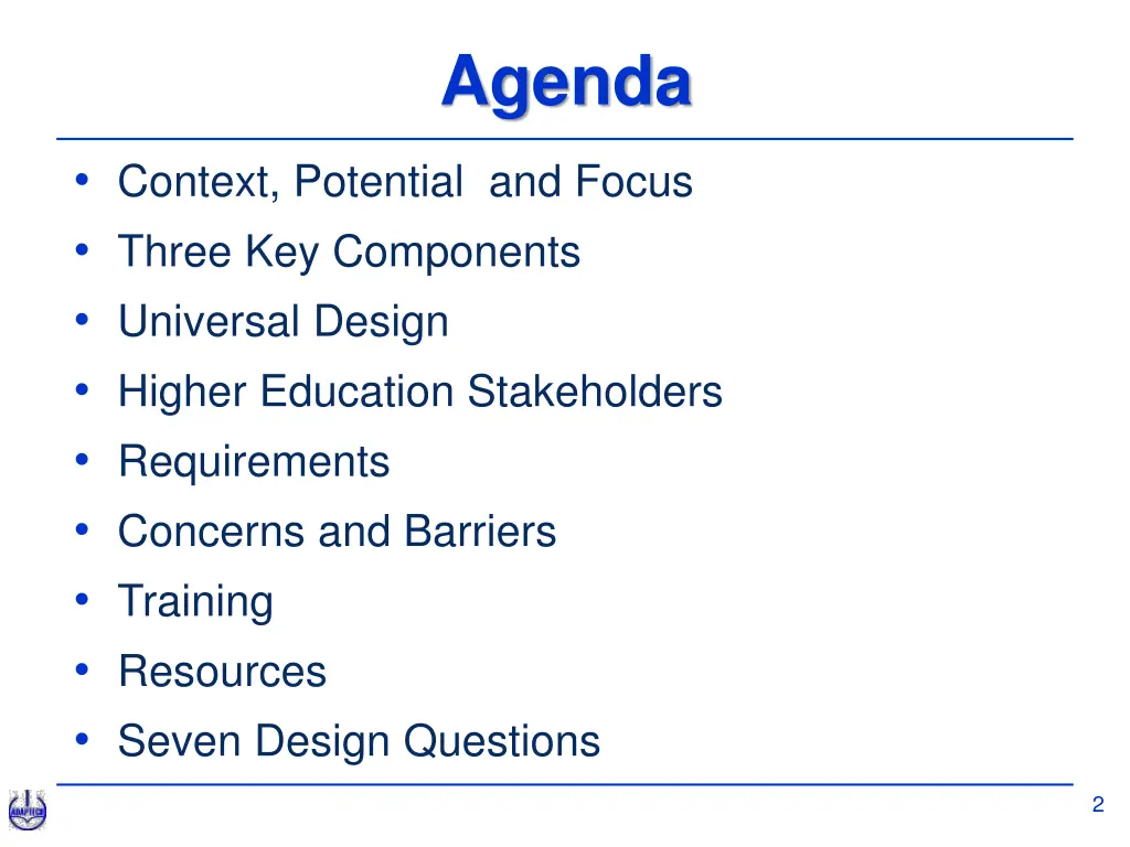 agenda