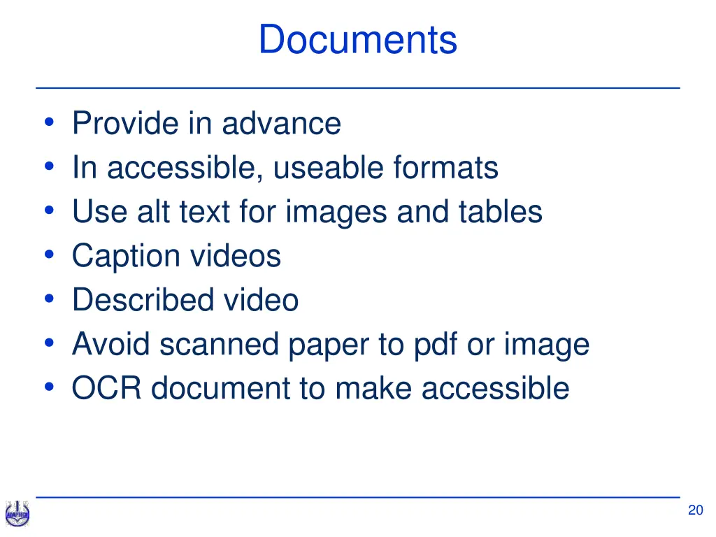 documents