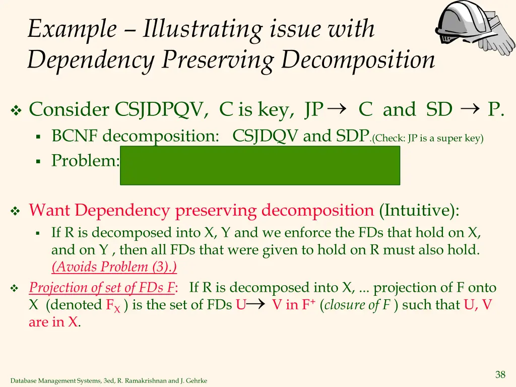 example illustrating issue with dependency