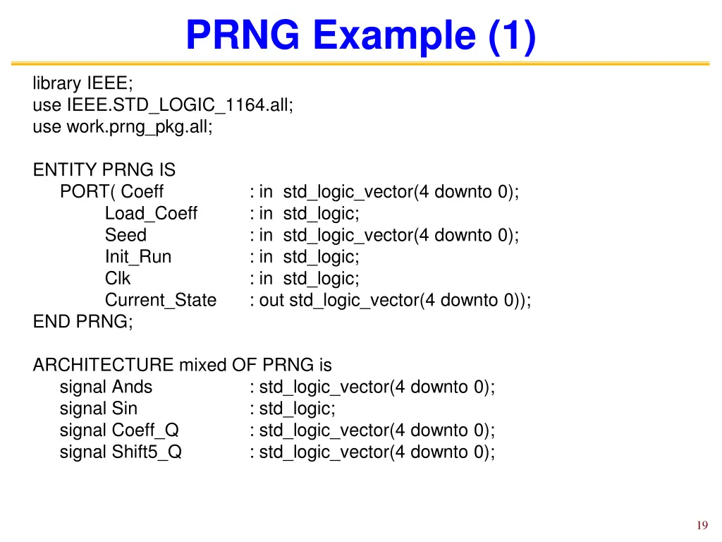 prng example 1