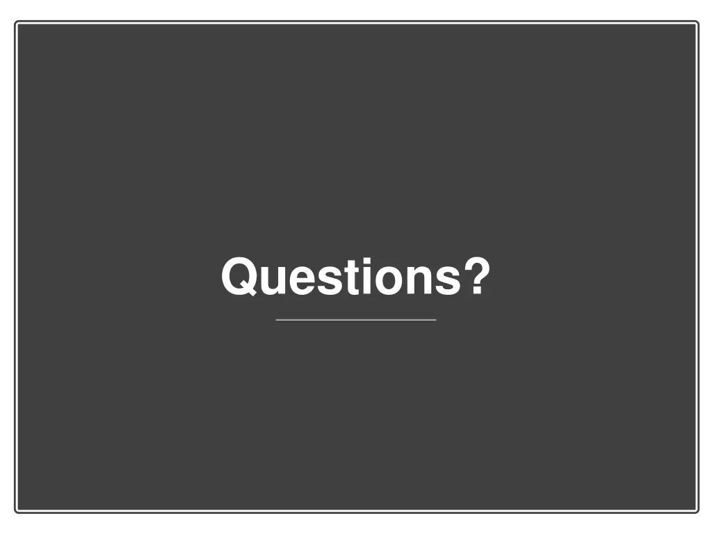 questions