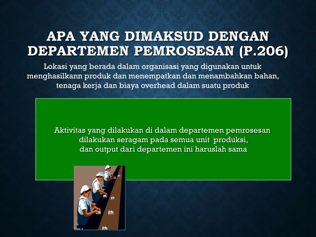 apa yang dimaksud dengan departemen pemrosesan