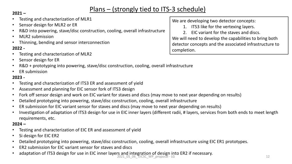 plans strongly tied to its 3 schedule