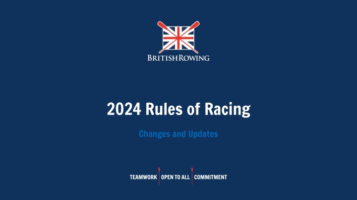2024 rules of racing