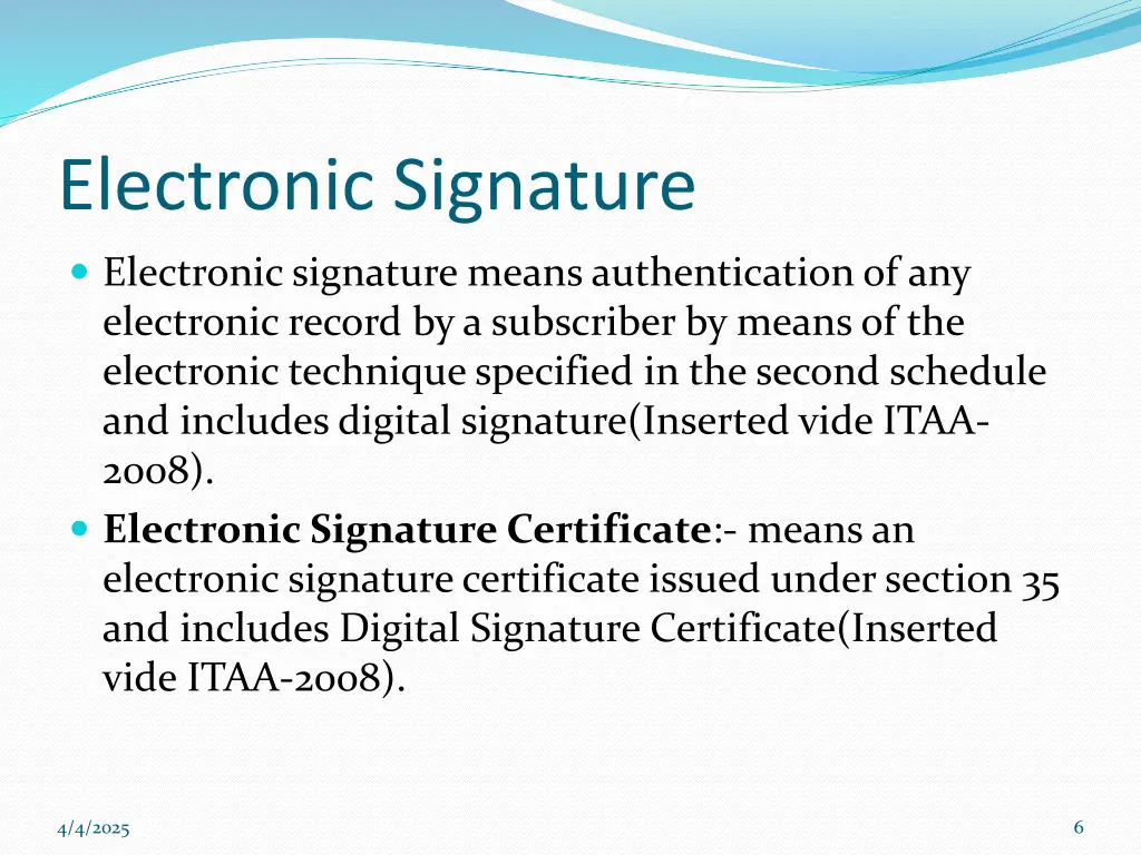 electronic signature