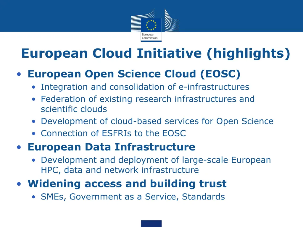 european cloud initiative highlights