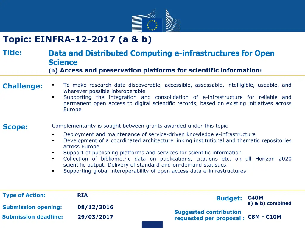 topic einfra 12 2017 a b 2