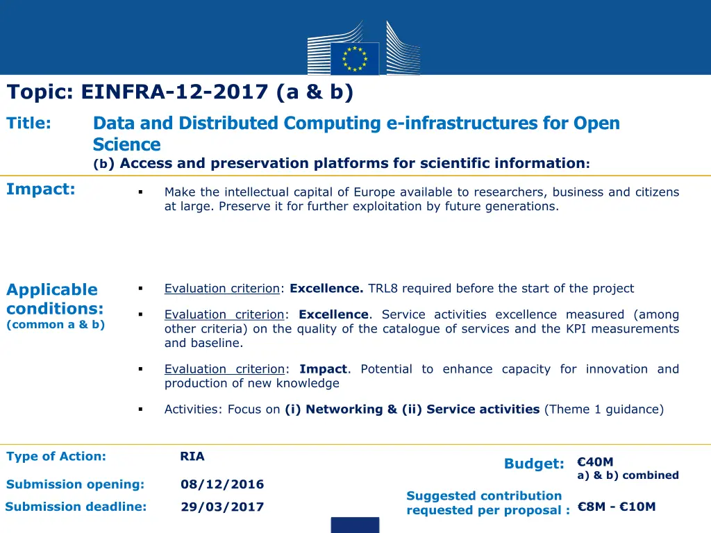 topic einfra 12 2017 a b data and distributed