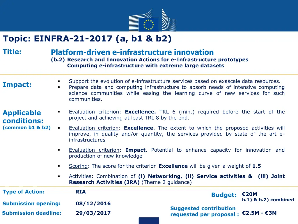 topic einfra 21 2017 a b1 b2 5
