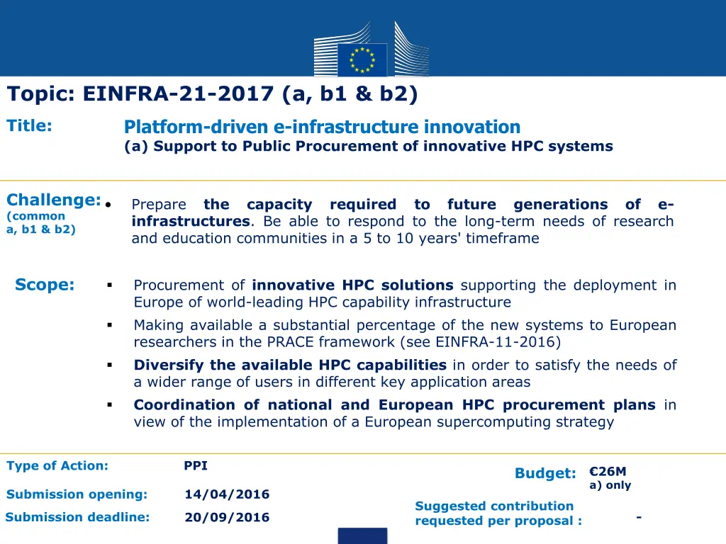 topic einfra 21 2017 a b1 b2