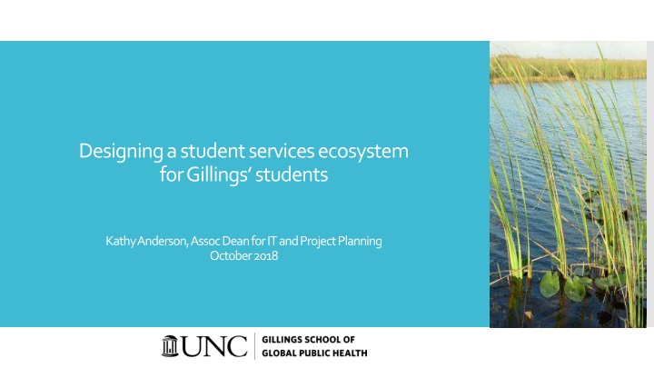 designing a student services ecosystem