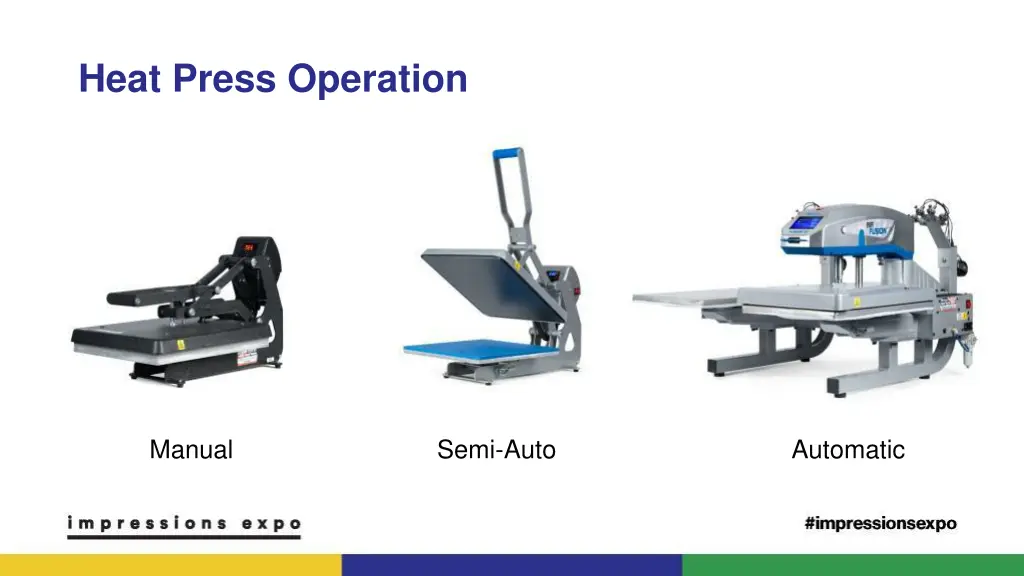 heat press operation