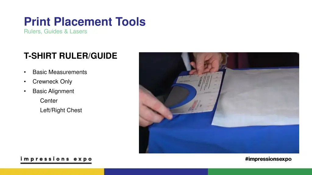 print placement tools rulers guides lasers