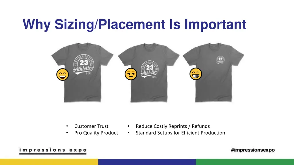 why sizing placement is important
