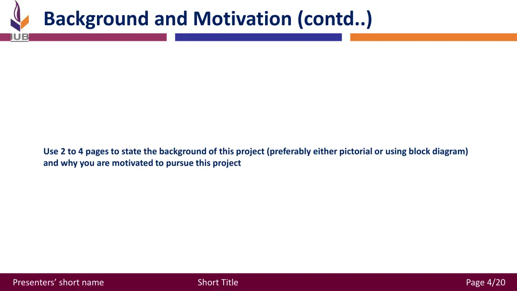background and motivation contd