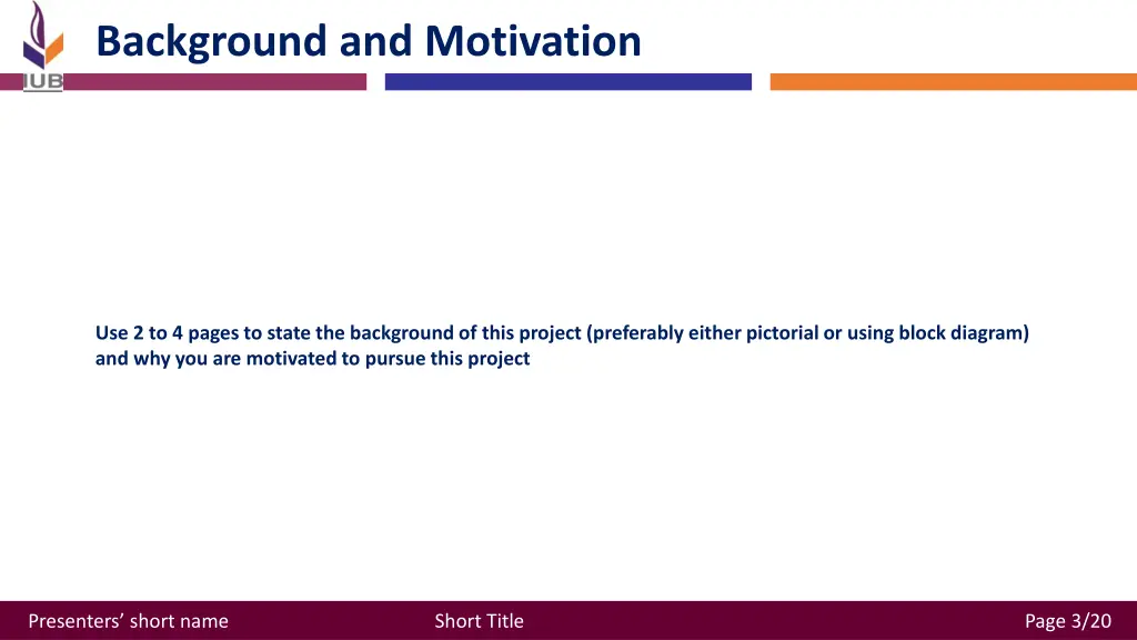 background and motivation