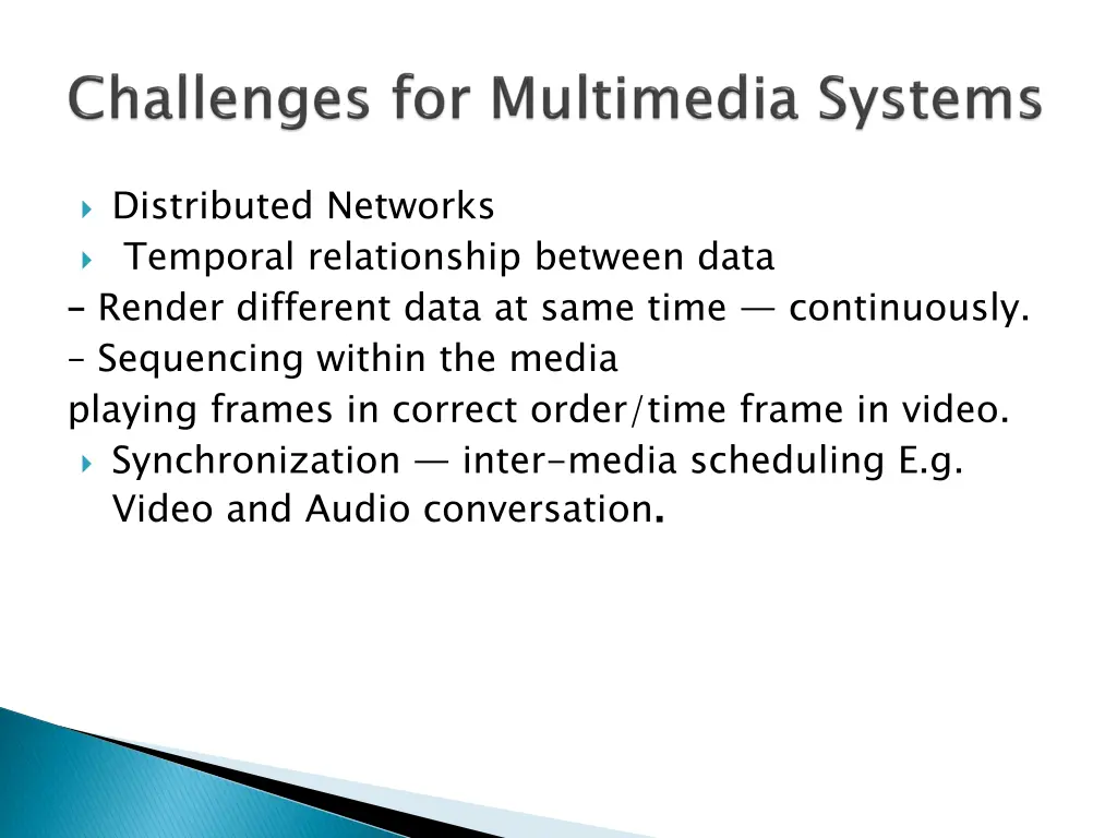 distributed networks temporal relationship