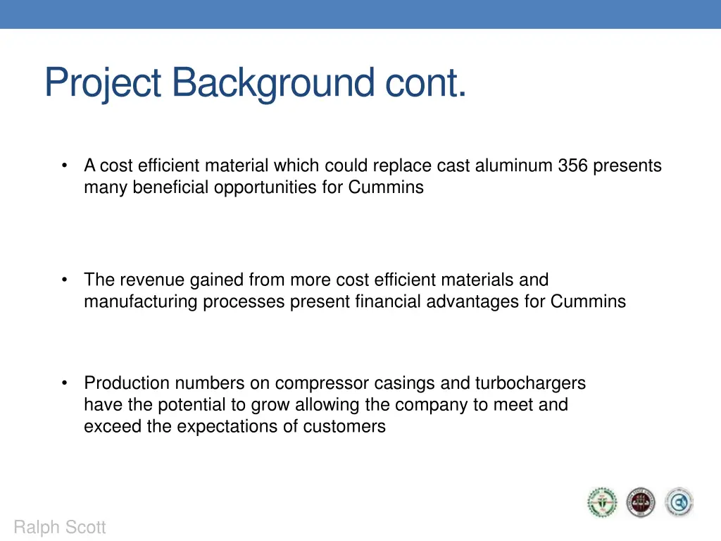 project background cont