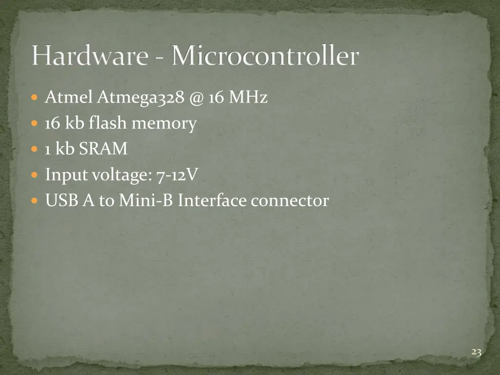hardware microcontroller