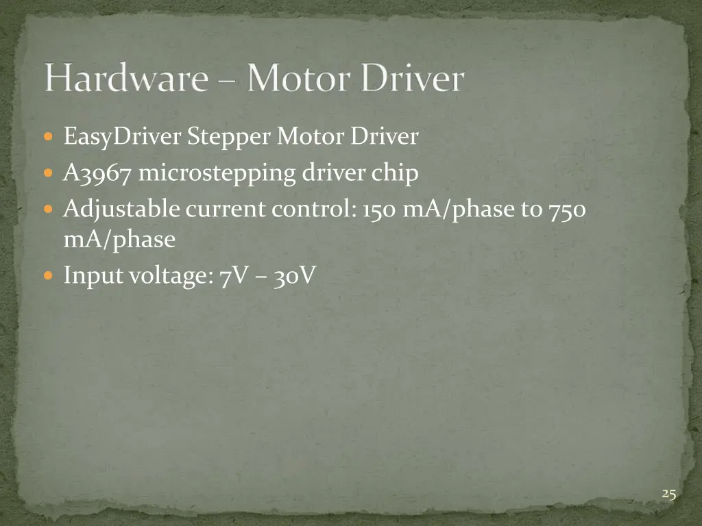hardware motor driver