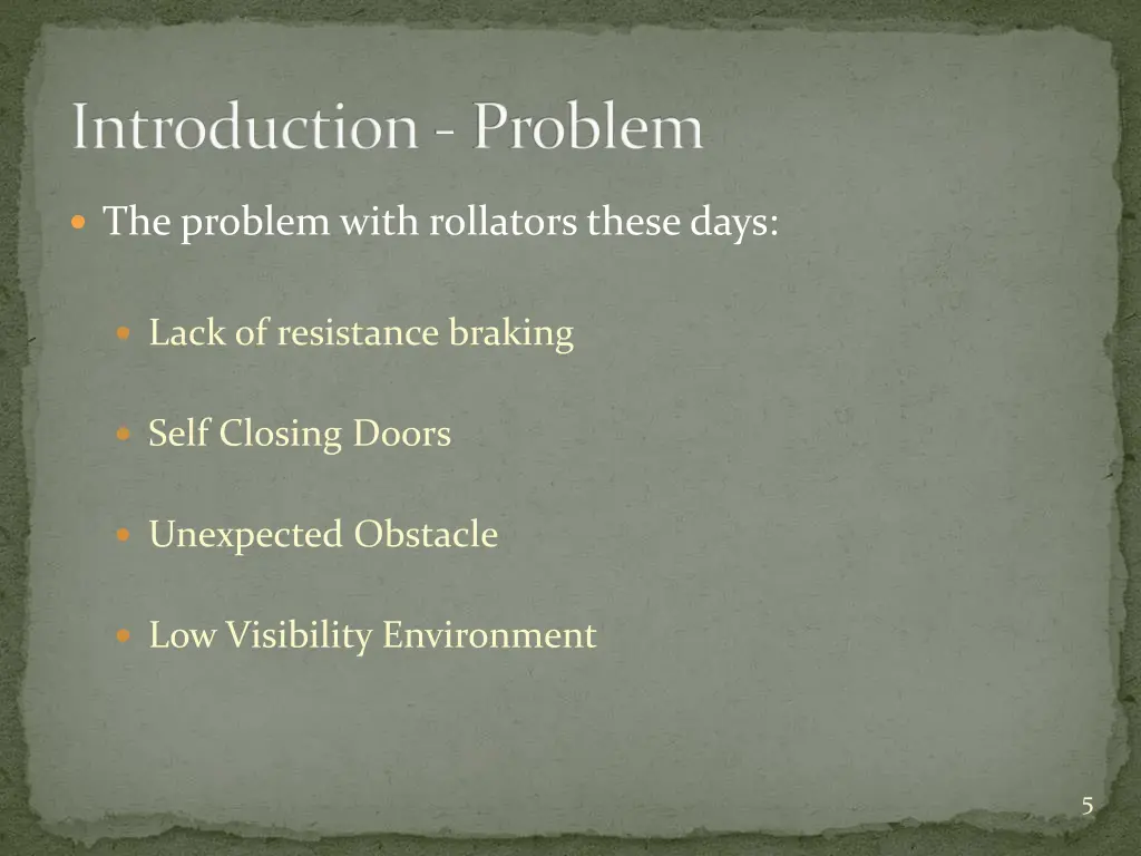 introduction problem