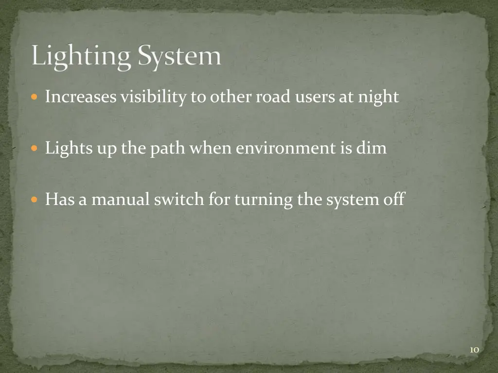 lighting system