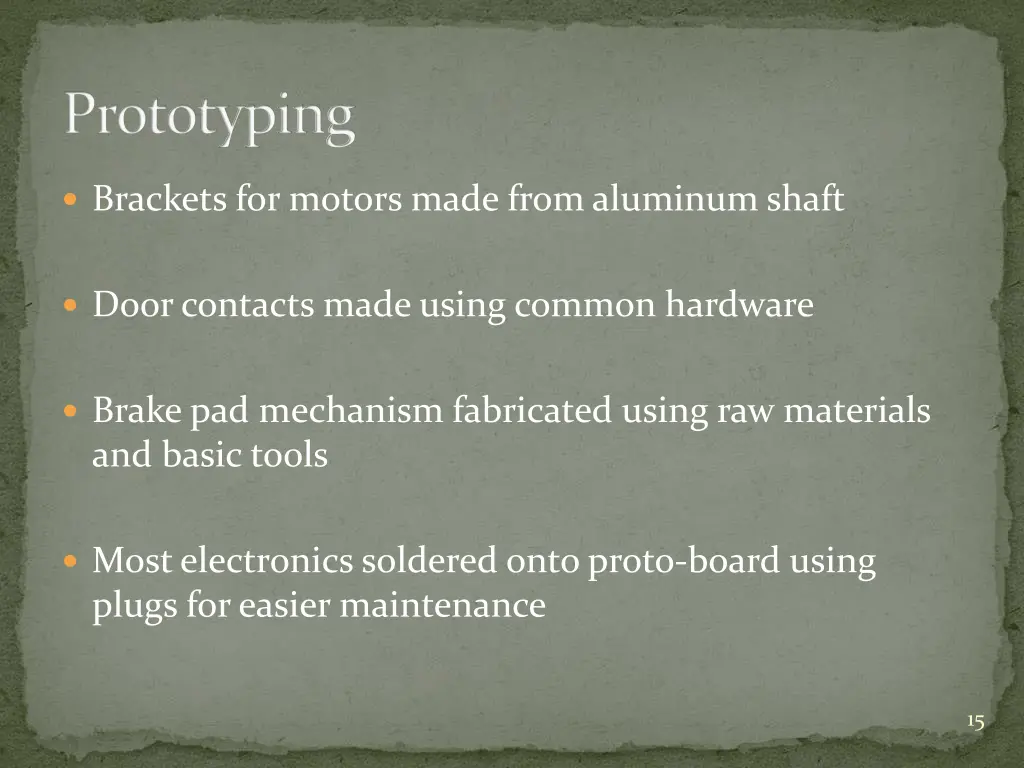 prototyping
