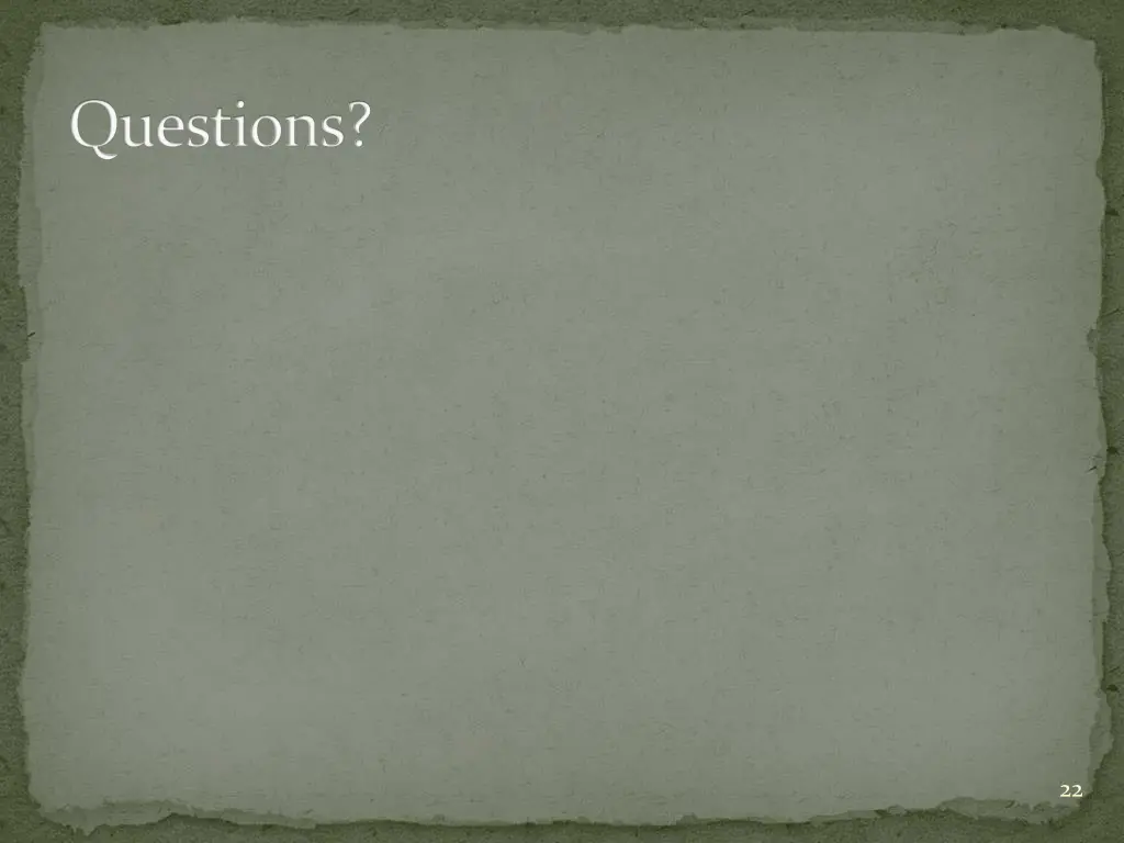 questions