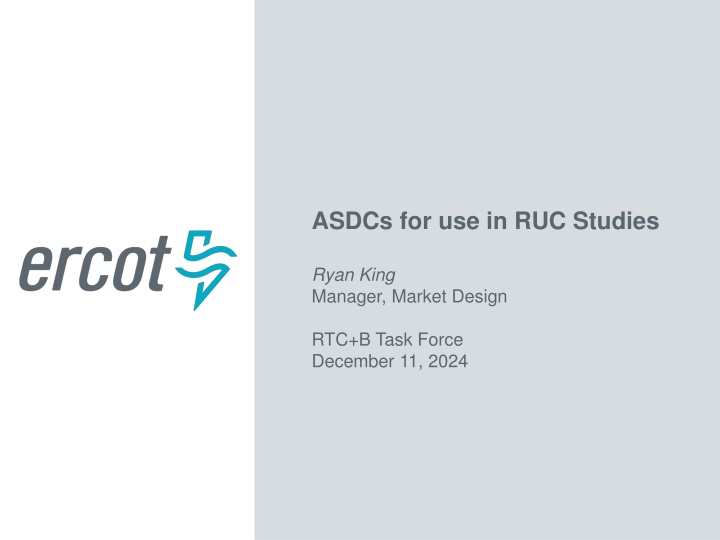 asdcs for use in ruc studies