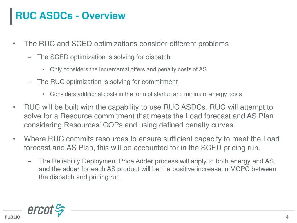 ruc asdcs overview