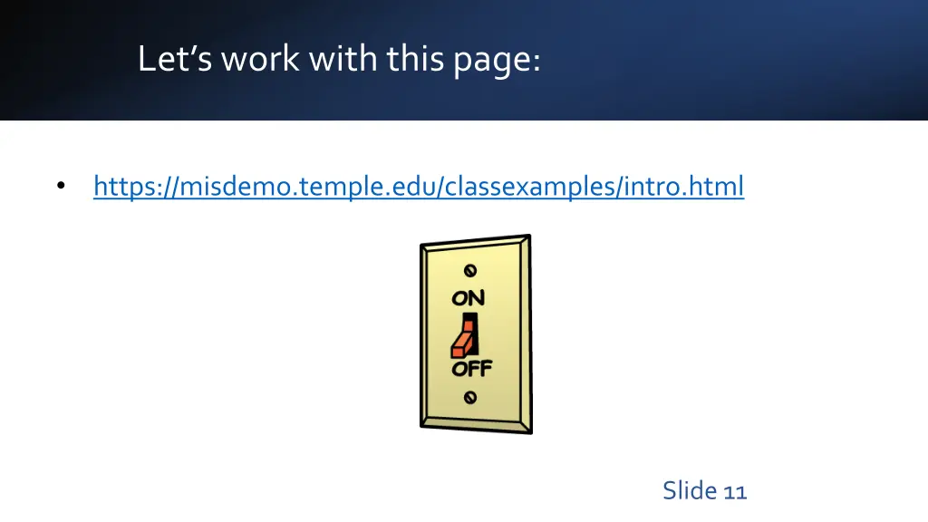let s work with this page