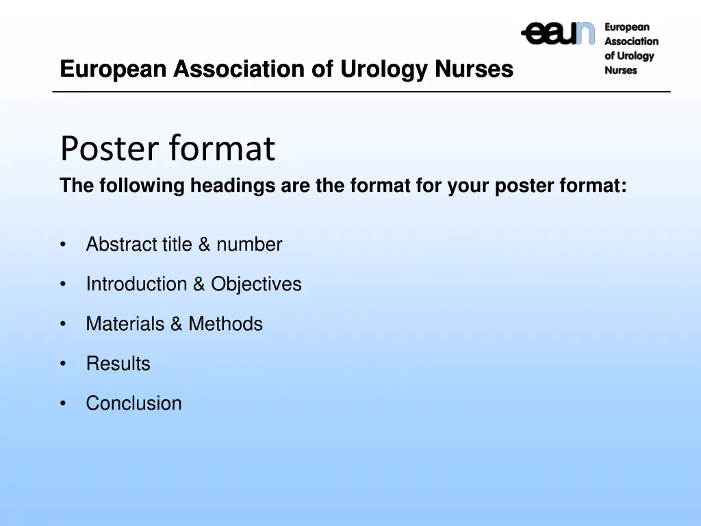 european association of urology nurses european 2