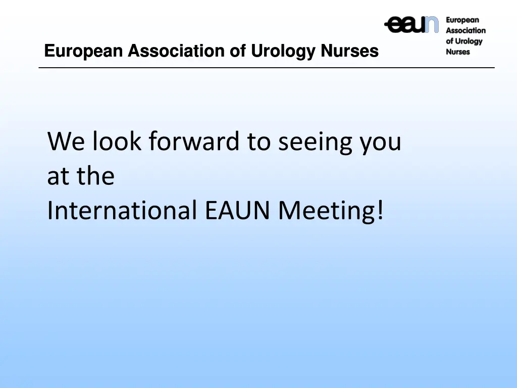 european association of urology nurses european 5