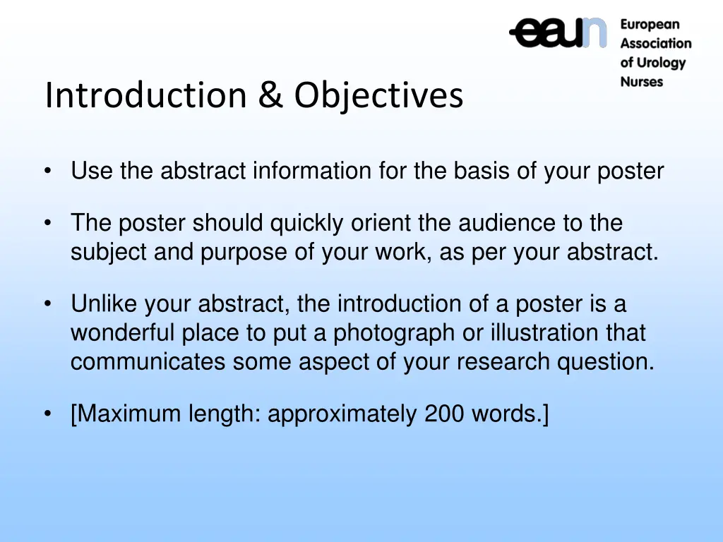 introduction objectives