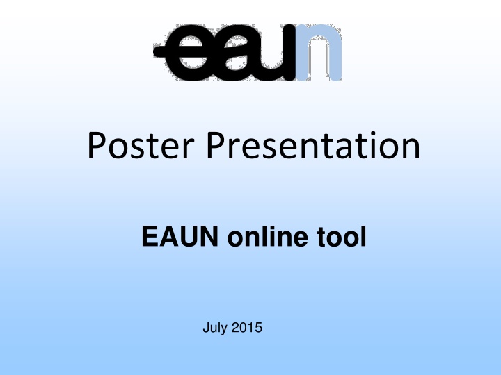 poster presentation