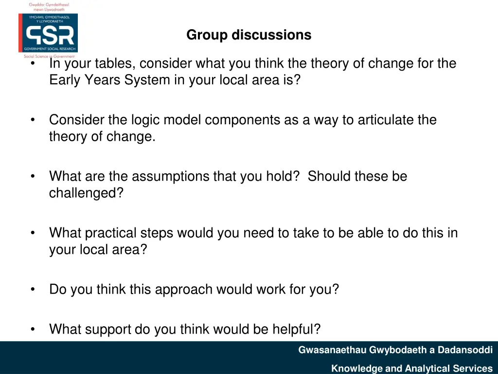 group discussions