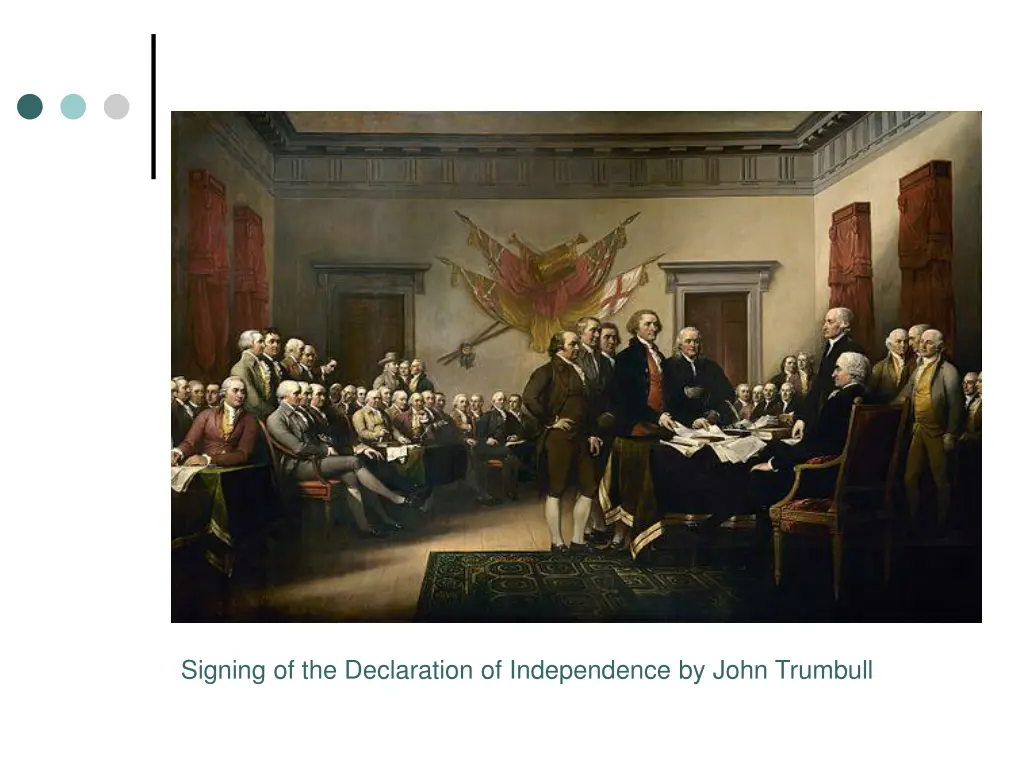 signing of the declaration of independence