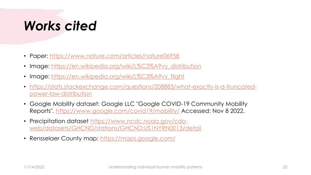 works cited