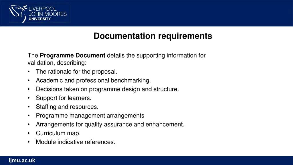 documentation requirements 2