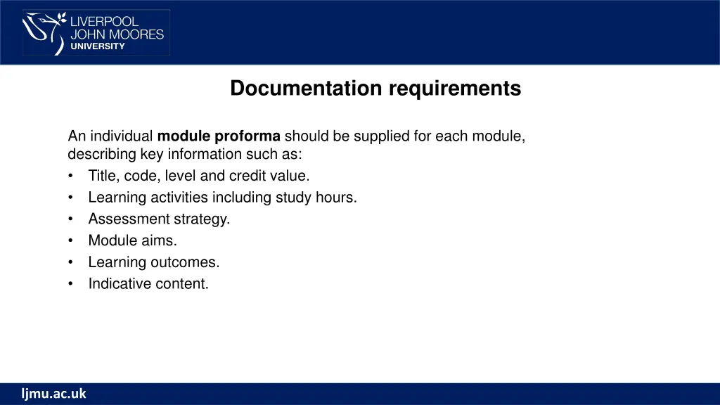 documentation requirements 3