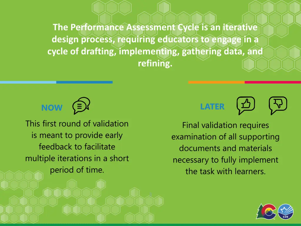the performance assessment cycle is an iterative